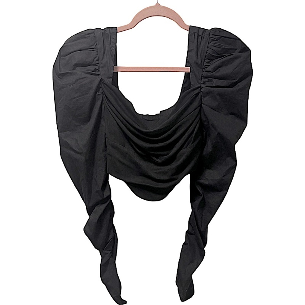 H:OURS NWOT Mona Top In Black Size XS - Picture 6 of 11